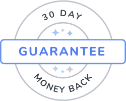 30 days 100% money back guarantee
