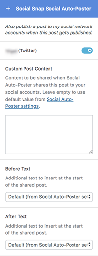 Setup/Installation: Facebook - Social Networks Auto-Poster